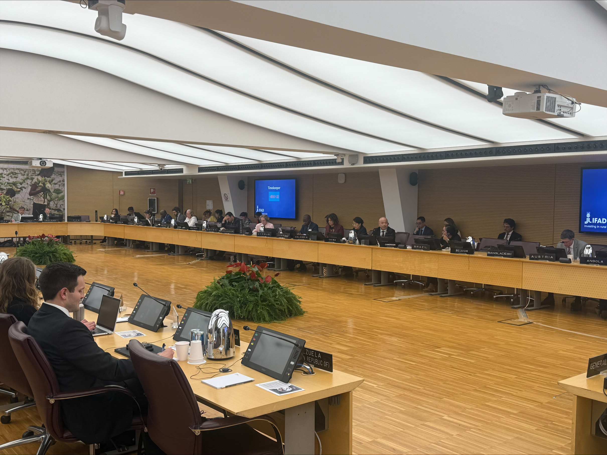Embajadora ante ONU en Roma, Jhenifer Mojica, advierte sobre amenazas globales a la seguridad alimentaria y defiende fortalecimiento de FIDA14