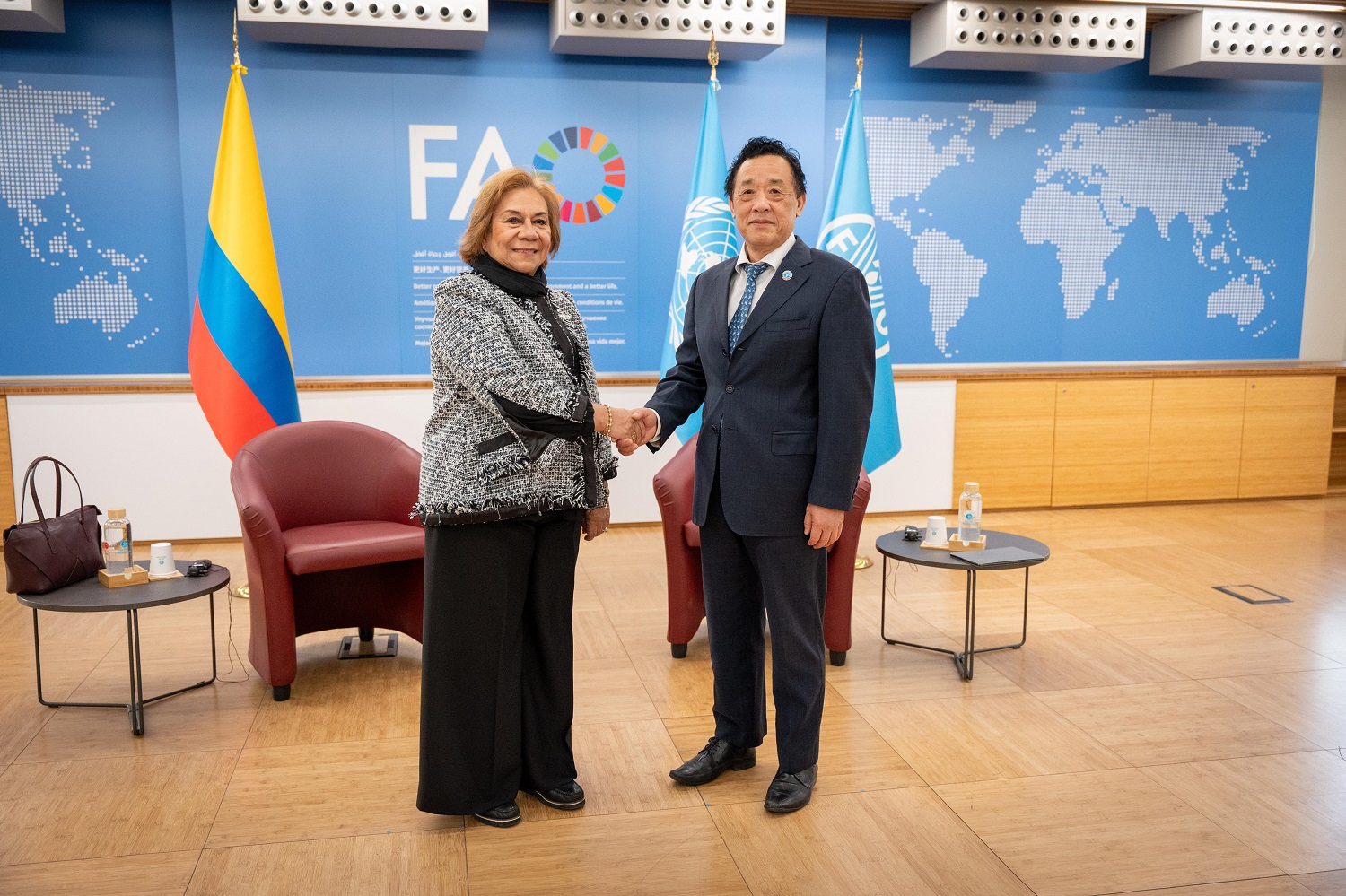 Canciller Villavicencio afianza desde Roma alianzas clave en seguridad alimentaria, desarrollo rural y paz