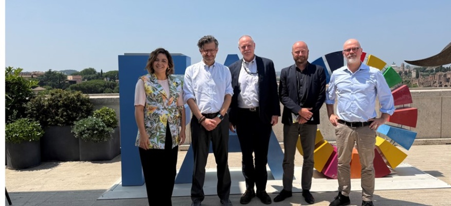 Viceministro de Asuntos Multilaterales Mauricio Jaramillo reforzó relaciones en Roma con FAO, FIDA y PMA 