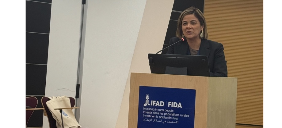 Embajadora de Colombia ante la ONU en Roma, Jhenifer Mojica, presentó en el FIDA la II Conferencia Internacional de Reforma Agraria y Desarrollo Rural CIRADR+20